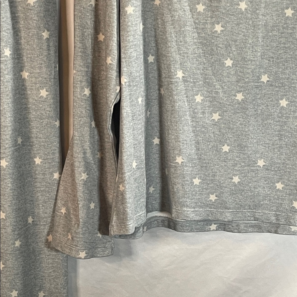 Dearfoams Sky Gray Starry Pajama Set - Picture 4 of 13